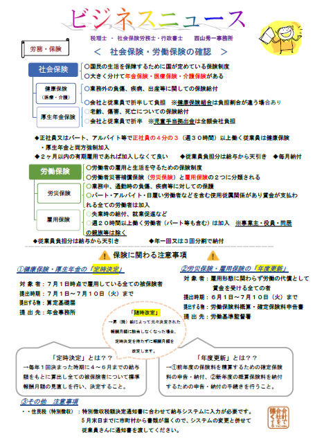 税理士アイソニック税理士法人(旧 税理士西山秀一事務所) ビジネスニュースバックナンバー
