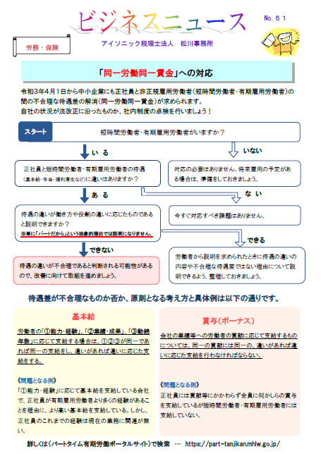 税理士アイソニック税理士法人(旧 税理士西山秀一事務所)ビジネスニュース最新号